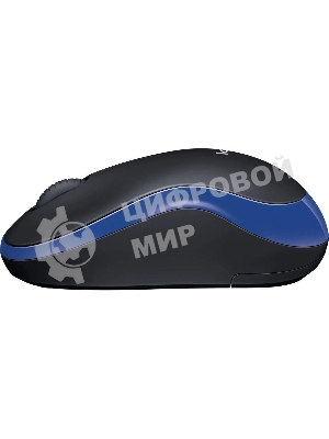 Мышь беспроводная Logitech M185 синий, 1000 dpi, радиоканал, USB, кнопки - 3