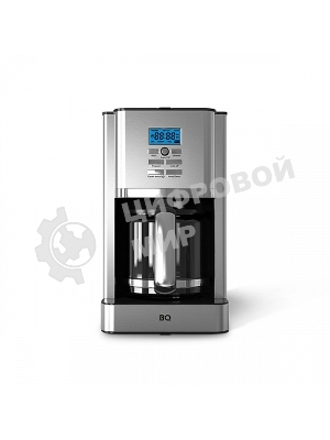 Кофеварка капельная BQ CM1004 серебристый/черный, исп. кофе - молотый, 1.8 л, 1000 Вт.