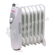 Обогреватель масляный Ресанта ОММ-7Н (7 секций) белый, 700 Вт, 10 м2, термостат 67/3/1