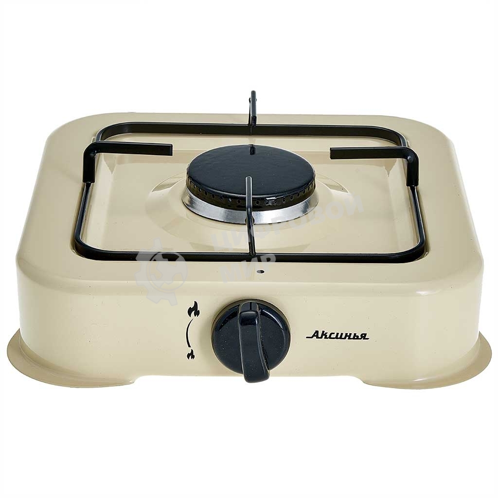 Плита настольная газовая АКСИНЬЯ КС-105 1 конф, бежевый (5)