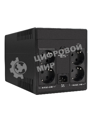 Источник бесперебойного питания ExeGate SpecialPro Smart LLB-1200.LCD.AVR.4SH 1200VA/750W, LCD, AVR, 4*Schuko, черный
