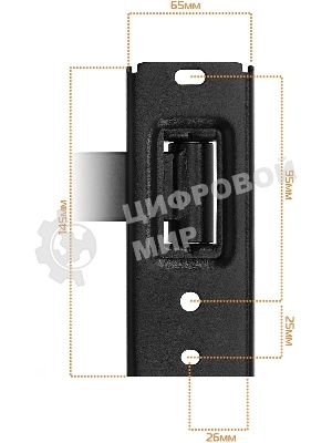 Кронштейн для телевизора Buro MF1 черный 13