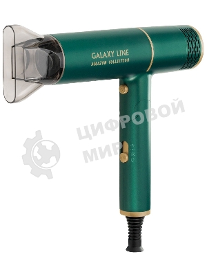 Фен для волос Galaxy Line GL 4360, амазонка, 1600Вт, зеленый