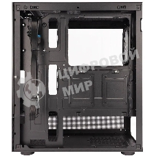 Компьютерный корпус 1STPLAYER MIKU Mi7-A черный ATX 3x120мм LED fans Mi7-A-BK-2F1R-1F1