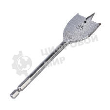 Сверло PATRIOT по дереву перовое 35 мм х 150 мм, 1 шт в блистере