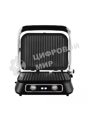 Гриль электрический KITFORT KT-1652 черный/серый, 2100 Вт