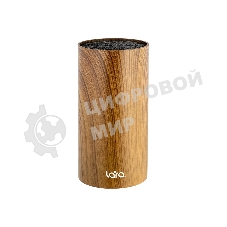 Подставка для ножей универсальная LARA LR05-103 Wood круглая Soft touch 110×225