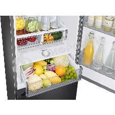Холодильник Samsung RB34C7B5EB1/EF черный мат. двухкамерный 230/114л морозилка снизу, No Frost