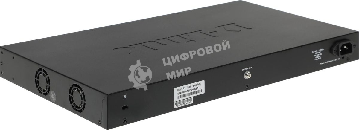Коммутатор управляемый PoE L2 48 портов 10/100/1000 Мб/с, 4хSFP+, 370 Вт