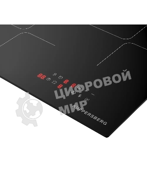 Варочная панель Kuppersberg ICI 406, индукция, High-Tech, 45 см, 9 уровней мощности, inverter, таймер, пауза, Booster, автоматическое отключение, сенсорное управление, автоматическое закипание, черный
