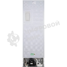 Холодильник Maunfeld MFF185NFW белый глянц. двухкамерный 211/104л морозилка снизу, No Frost