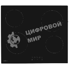 Электрическая варочная поверхность Evelux HEV 640 B, 4 конфорки, стеклокерамика, 6000 Вт