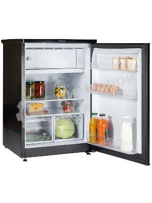 Холодильник Бирюса B508 черный однокамерный 116/34л морозилка сверху