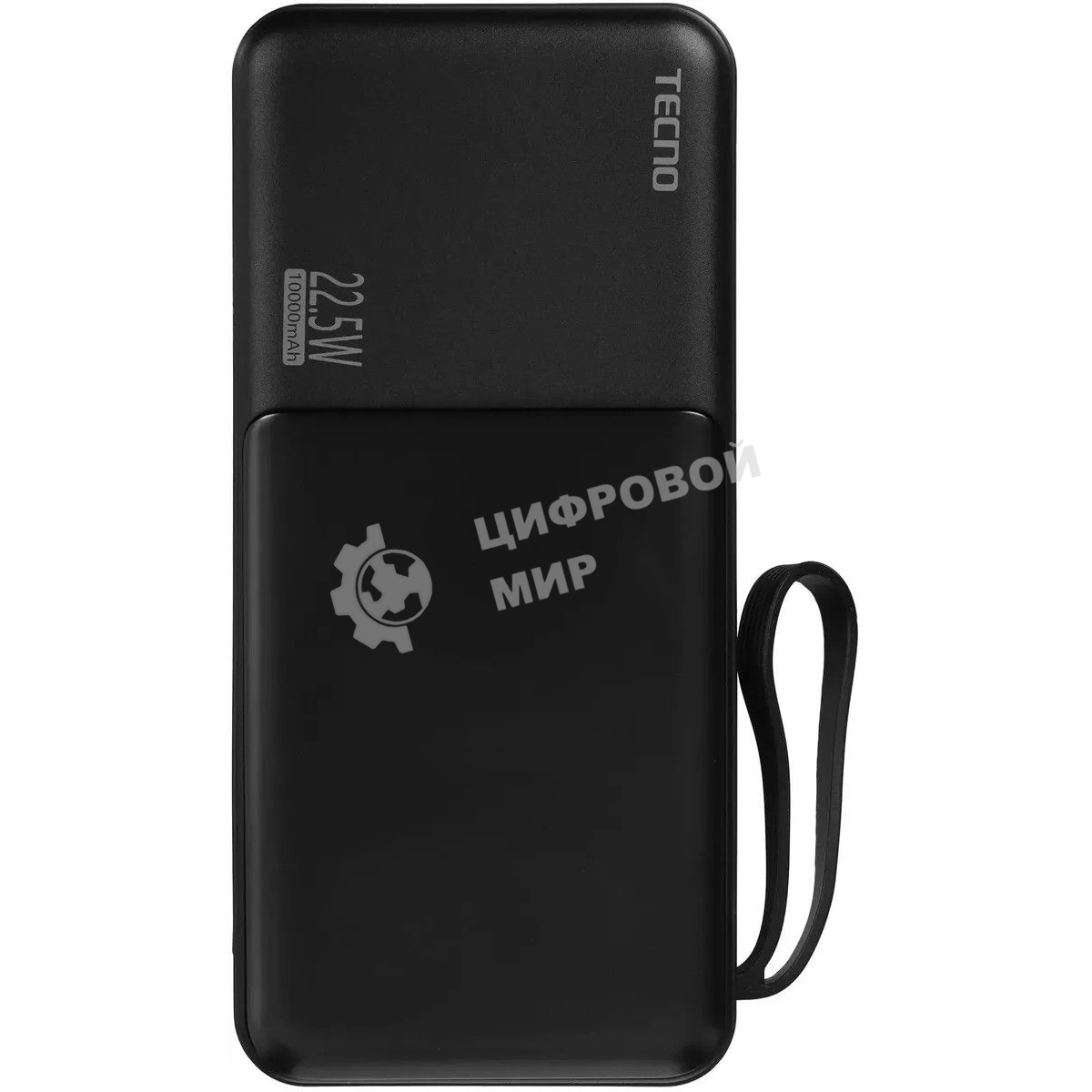 Портативный аккумулятор Tecno OnGO L101Q 10000mAh QC3.0/PD3.0 22.5W 3A 2xUSB-A/USB-C черный