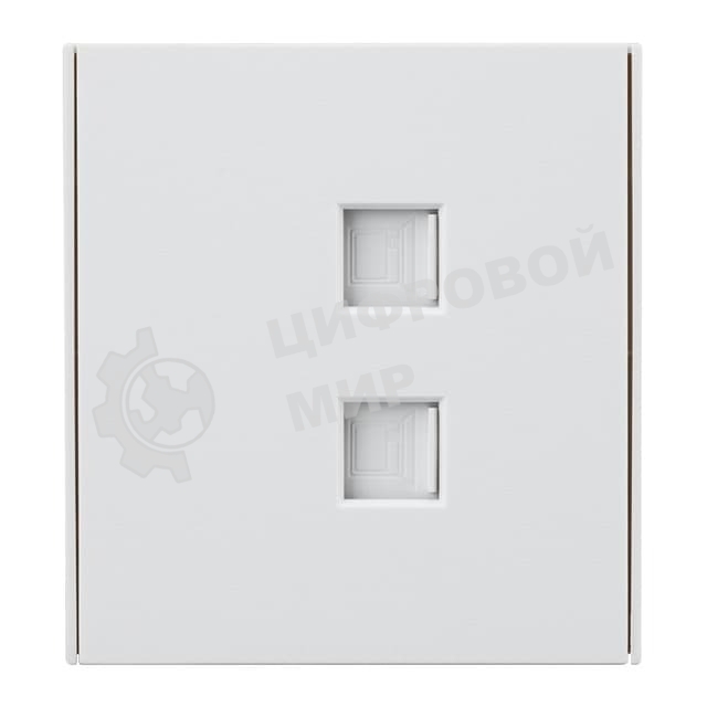 Розетка Kranz STRONG компьютерная двойная RJ45+RJ45 кат6 с/у жемчуг