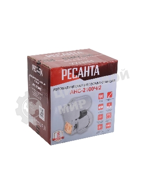 Автоматическая насосная станция Ресанта АНС-2100Ч/2