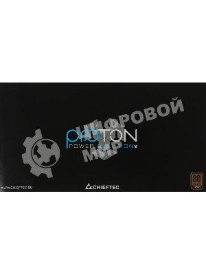 Блок питания Chieftec BDF-1000C, 1000Вт, 80 PLUS Bronze, 140мм, модульный, черный