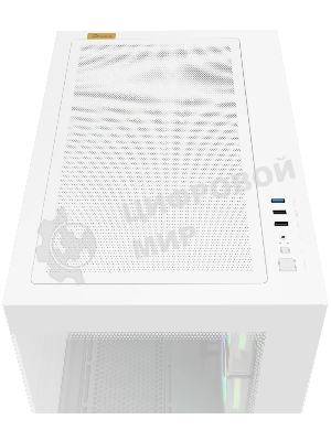 Корпус Ocypus Gamma C54 WH ARGB, Mini-Tower, белый, 3 x 120 мм