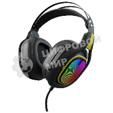 Гарнитура GMNG HS-L630G чёрный/жёлтый, проводная, подсветка