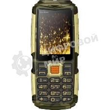 Мобильный телефон BQ 2430 Tank Power камуфляж/золотистый