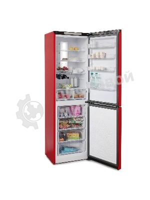 Холодильник Бирюса Б-H980NF красный двухкамерный 240/130л морозила снизу, No Frost