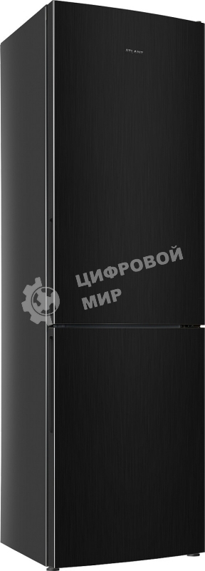 Холодильник Atlant ХМ-4624-151 черный металлик двухкамерный 228/119л морозилка снизу
