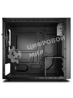 Компьютерный корпус MiniTower Deepcool MATREXX 30 SI черный mATX без БП (DP-MATX-MATREXX30-SI)