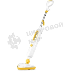 Швабра паровая Kitfort КТ-1048-1 белый/желтый