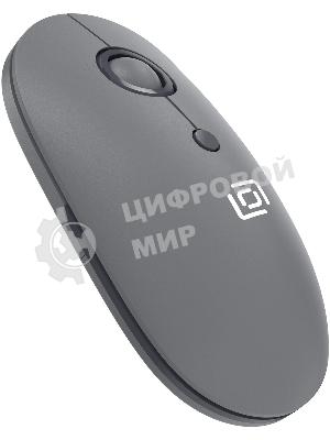 Мышь беспроводная Oklick 408MW графитовый, 1600 dpi, радиоканал, USB, кнопки - 4