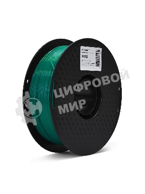 Филамент Crown Micro CM-FILPETG017G PETG 1.75 1кг темно-зеленый