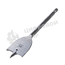 Сверло PATRIOT по дереву перовое 35 мм х 150 мм, 1 шт в блистере