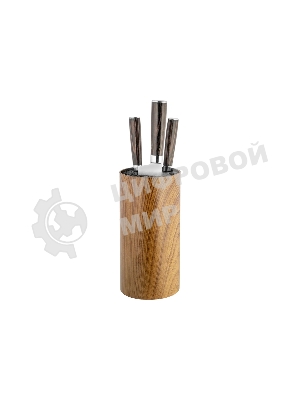 Подставка для ножей универсальная LARA LR05-103 Wood круглая Soft touch 110×225