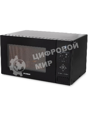 Микроволновая печь Hyundai HYM-D3038 черный, 23 л, 700 Вт, переключатели - сенсор