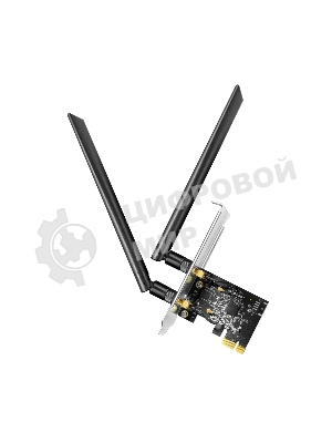 Беспроводной адаптер PCI-E Wi-Fi ,Cudy WE1300, AC1300, низкопроф. планка в комплекте