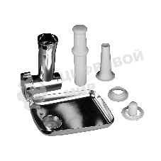 Мясорубка электрическая Horizont HMG02A-1800 черный, 1800 Вт, 1.6 кг/мин, реверс, защита от перегрузки, металлический лоток, насадки - 2