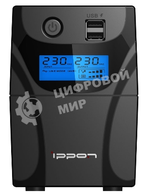 Источник бесперебойного питания Ippon Back Power Pro II 600 360Вт 600ВА черный