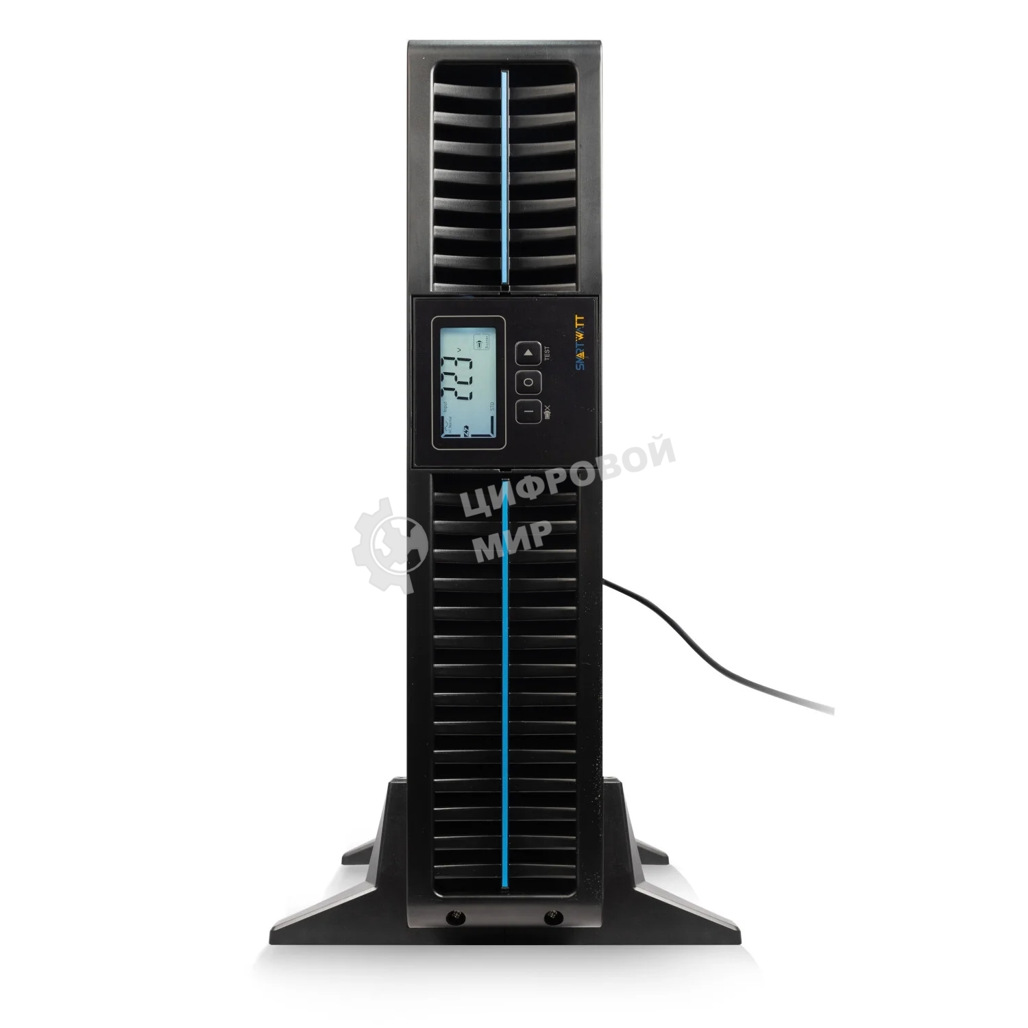 Источник бесперебойного питания SMARTWATT UPS DATA PRO 1kVA Online 1000VA/900W (Euro x2, RS232 USB, SNMP, LCD, 450x440x88(мм), 10,7 кг, гарантия 24м
