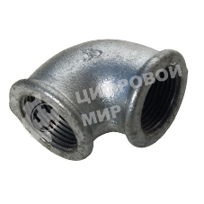 Угольник 90-1- 40, муфта-штуцер, чугунный 213100014 ГОСТ