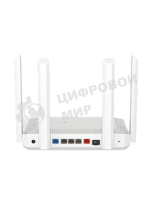 Мультигигабитный интернет-центр Netcraze Giga (NC-1012) с Mesh Wi-Fi 6 AX3000, Smart-коммутатором 1×2.5G/SFP и 4×1G, многофункциональными портами USB 3.0 и 2.0