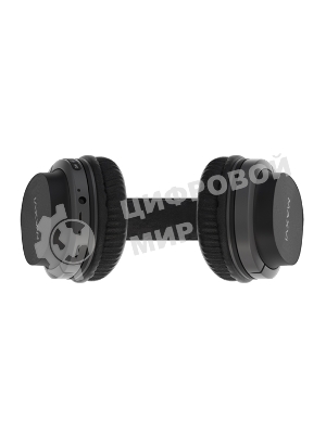 Беспроводные полноразмерные наушники Maxvi MHF-203BT черные, Bluetooth 5.3\FM\MP3\300 мАч\микрофон