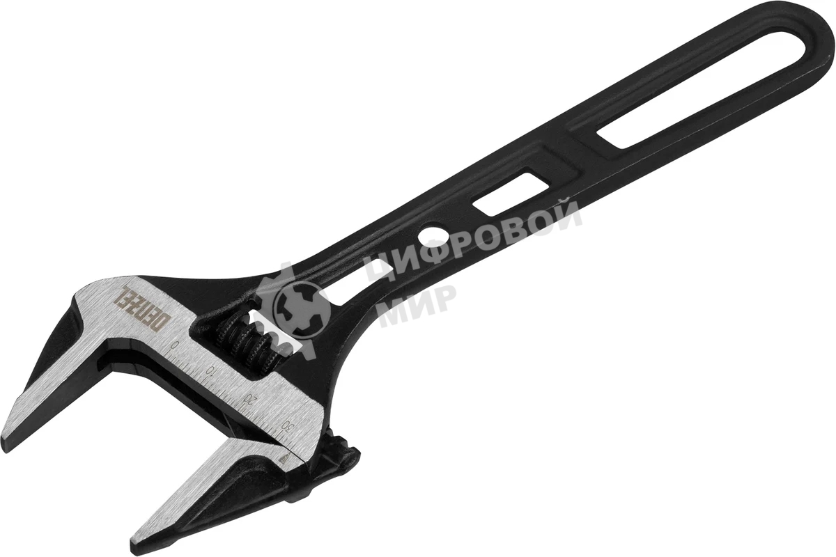 Ключ разводной Denzel 200 мм, CrV, кованый