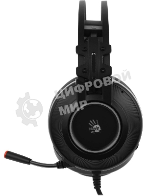 Гарнитура Bloody G528C чёрный, проводная, подсветка