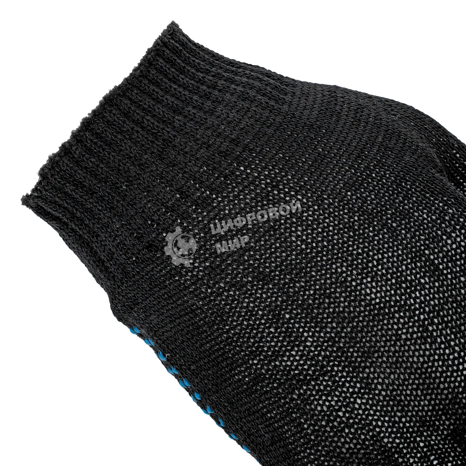 Перчатки трикотажные Сибртех х/б, 200 пар,  ПВХ точка, 3 нити, 10 класс