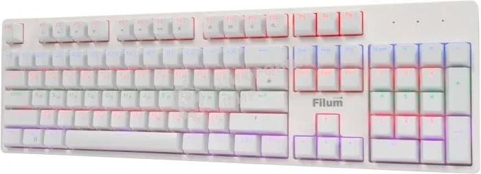 Клавиатура Filum FL-GKBM25 проводная, USB Type-C, белый