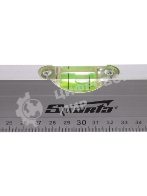 Уровень алюминиевый Sparta 600 мм, 2 глазка, линейка