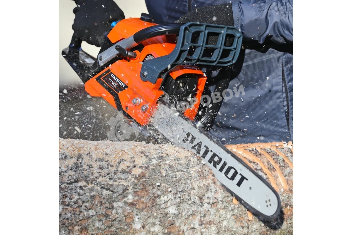 Бензопила Patriot PT 3816 + топор APF-600 1470Вт 2л.с. дл.шины:16