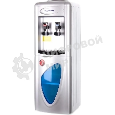 Кулер для воды Aqua Work 0.7LR, верхняя загрузка, нагрев 95 °С, охлаждение 10 °С, серебристый