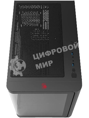 Компьютерный корпус Bloody BD-CC112 черный без БП mATX 9x120мм 2xUSB 3.0 audio bott PSU