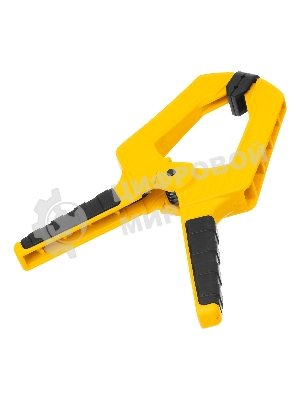 Струбцина клещеобразная Denzel усиленная 100 х 80 мм, двухкомпонентные рукоятки