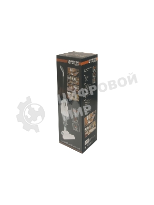 Пылесос вертикальный Mystery MVC-1127 белый, питание от сети, 250 Вт, уборка сухая, пылесборник 1.5 л